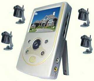 moniteur couleur et 4 caméras