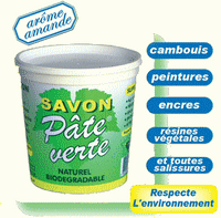 savon pâte verte
