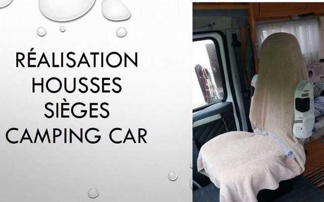 housse sieges avant de campingcar