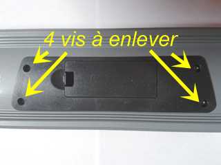 démontage partie électronique du niveau