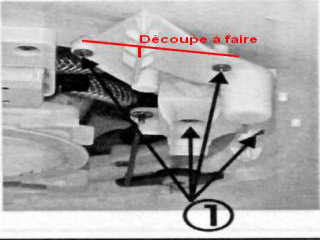 découpage du guide  à ergot