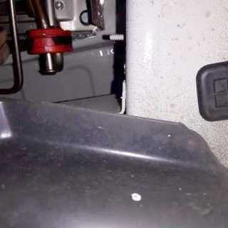 montage des vérins côté droit