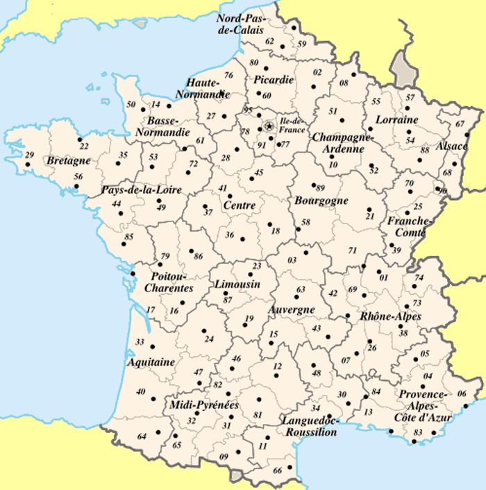 départements français
